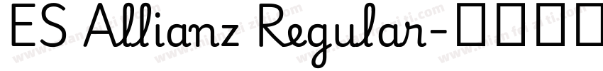 ES Allianz Regular字体转换